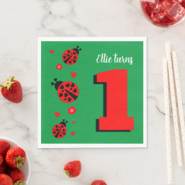 Lieve Lieveheersbeestje Papieren Servet