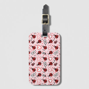 Lieve Lieveheersbeestje Patroon Bagage Label