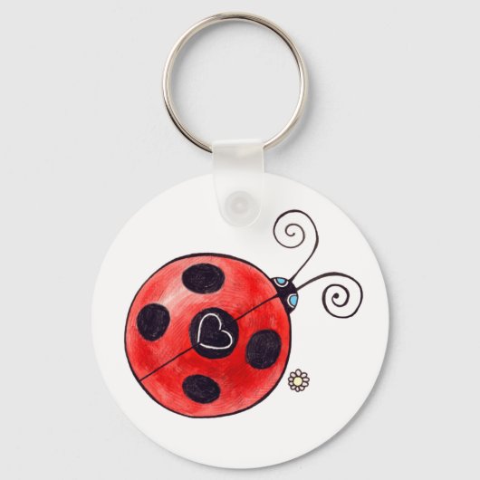 Lieve Lieveheersbeestje Sleutelhanger (Voorkant)