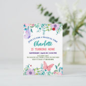 Lieve Lieveheersbeestje Stippen bloem Bloem Verjaa Briefkaart (Staand voorkant)