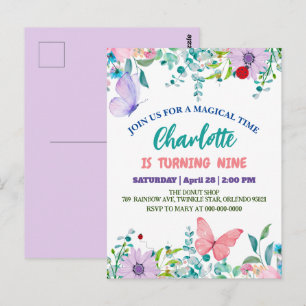 Lieve Lieveheersbeestje Stippen bloem Bloem Verjaa Briefkaart