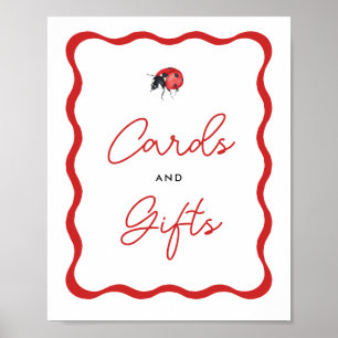 Lieve Lieveheersbeestje Verjaardagskaarten en Cade Poster