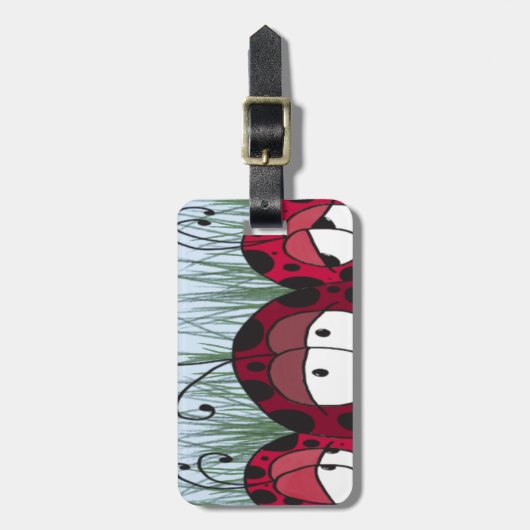 Lieve Lieveheersbeestjes Bagagelabel (Voorkant verticaal)