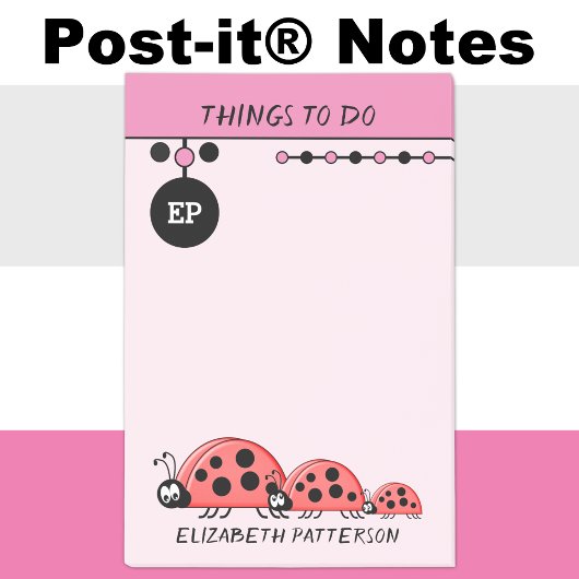 Lieve lieveheersbeestjes dingen om te doen naam ki post-it® notes