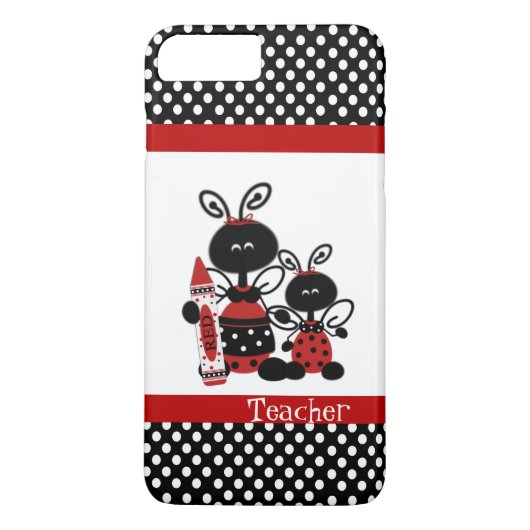 Lieve Lieveheersbeestjes Docenten iPhone 7 Plus ho Case-Mate iPhone Case (Achterkant)