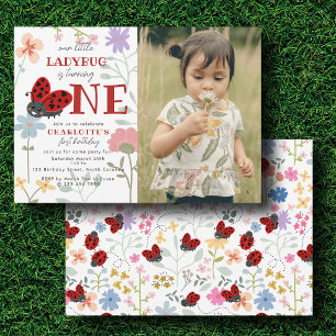 Lieve Lieveheersbeestjes Wilde Bloemen 1e Eerste V Kaart