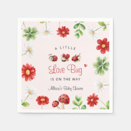 Lieve Lieveke Ladybug Baby Shower Servet