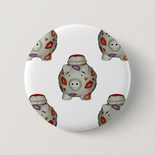 Lieve Lippenstift Varken Ronde Button 5,7 Cm (Voorkant)