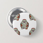 Lieve Lippenstift Varken Ronde Button 5,7 Cm (Voorkant /achterkant)