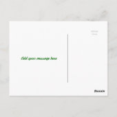 Lieve Little Pond Lush Green Tree Leaves Sunlight Briefkaart (Achterkant)