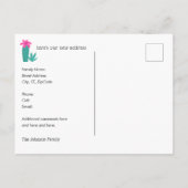 Lieve Llama Familie Nieuw Adres Aankondigingskaart (Achterkant)