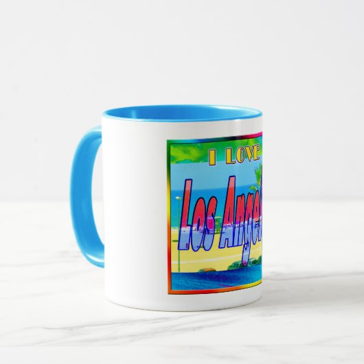 Lieve Los Angeles 2-Cup Mok (Voorkant links)