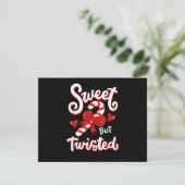 Lieve Maar Verdraaide Grappige Kerst Kerststok San Save The Date (Staand voorkant)