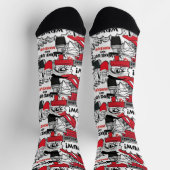 Lieve Make-up Meisje – kawaii Schoonheid en Glamou Sokken (Top)