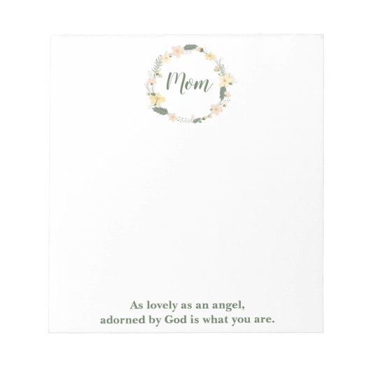 Lieve mam notitieblok (Voorkant)