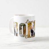 Lieve Mama Aangepaste Naam / Foto Cadeau Koffiemok (Voorkant links)