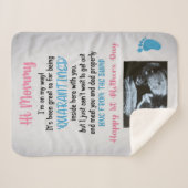 Lieve mama deken van Bump Ik ben op weg deken (Voorkant (horizontaal))