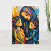 Lieve mama, dochter en zoon | Moederdag Kaart (Voorkant)