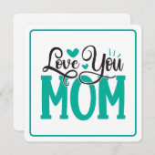 Lieve Mama Feestdagenkaart (Voorkant / Achterkant)