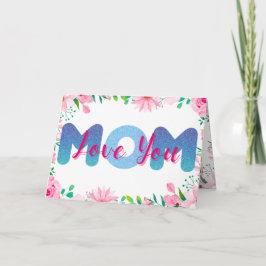 Lieve mama gepersonaliseerde foto's Moederdag kaar Kaart