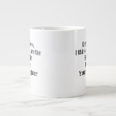 Lieve mama, ik denk dat jij de Shiznit bent! Uniek Grote Koffiekop (Voorkant)