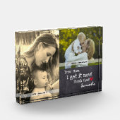 "Lieve mama, ik snap het nu, dank je wel" - Person Fotoblokken (Links)