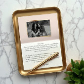 Lieve mama, op mijn trouwdag | Bericht en foto Bedankkaart