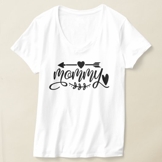 Lieve mammie t-shirt met hart (Laagn)