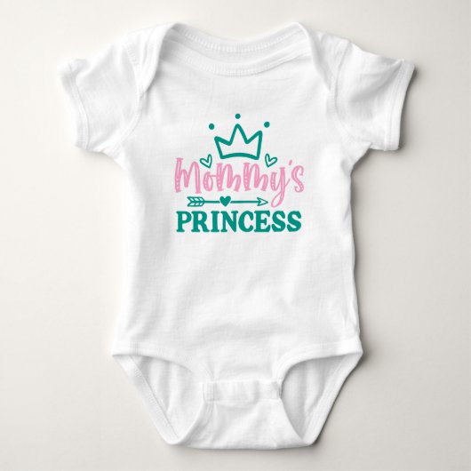 Lieve mammie's prinsesje  romper (Voorkant)