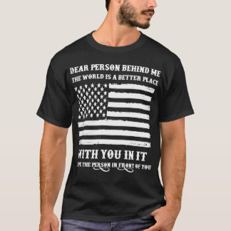 Lieve man achter mij T-shirt