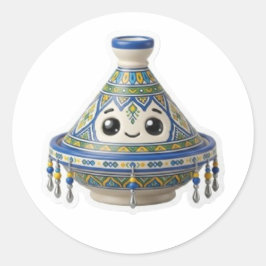 Lieve Marokkaanse Kawaii Tajine Sticker
