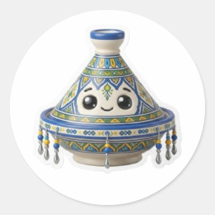 Lieve Marokkaanse Kawaii Tajine Sticker
