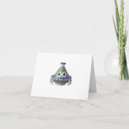 Lieve Marokkaanse Kawaii Tajine Sticker Bedankkaart