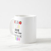 Lieve Meester Aide Bedankt voor het helpen groeien Koffiemok (Voorkant links)