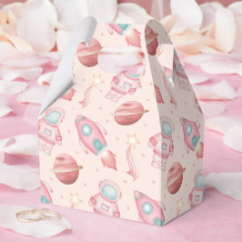 Lieve Meisjes Ruimte Verjaardag Roze Ruimtevaarder Bedankdoosjes