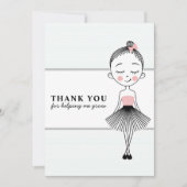 Lieve Meisjeslerares Dank Je Bedankkaart (Voorkant)