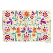 Lieve Mexicaanse Floral en vogels Kussensloop (Voorkant-Links)