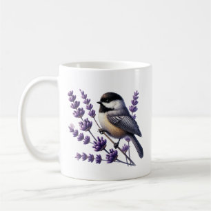 Lieve mezen vogelliefhebbers voeg monogram toe koffiemok