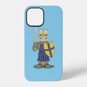 Lieve middeleeuwse ridder iPhone 12 hoesje