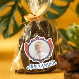 Lieve Middeleeuwse Rood Blauwe Prins Koninklijk Sc Sticker