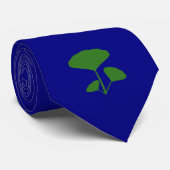 lieve minimalistische groene spruitpatroon stropda stropdas (Opgerold)