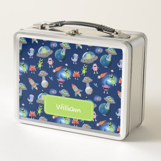 Lieve Moderne Buitenaardse Monsters Ruimte Kindere (Voorkant)