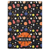 Lieve Moderne Sport Kampioen Aangepaste Kinderen Z Klembord (Achterkant)