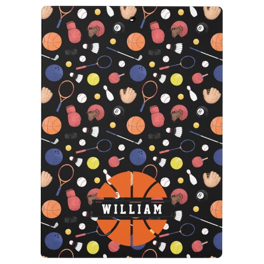 Lieve Moderne Sport Kampioen Aangepaste Kinderen Z Klembord (Achterkant)