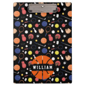 Lieve Moderne Sport Kampioen Aangepaste Kinderen Z Klembord (Voorkant)