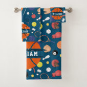 Lieve Moderne Sport Kampioen Persoonlijke Kinderen Bad Handdoek (Insitu)