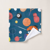 Lieve Moderne Sport Kampioen Persoonlijke Kinderen Bad Handdoek (Wasdoekje)