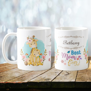 Lieve Moeder Baby Giraffen Beste Moeder Ooit Perso Koffiemok