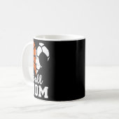 Lieve Moeder Hart Grappig Voetbal Schets Lieve Moe Koffiemok (Voorkant links)