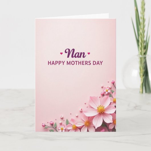 Lieve moeder Moederdag bloemenkaart Kaart (Voorkant)